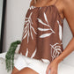 HAVANNAH TOP - CHOCOLATE PRINT