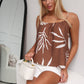 HAVANNAH TOP - CHOCOLATE PRINT