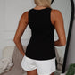 KELSIA KNIT TOP - BLACK