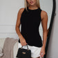 KELSIA KNIT TOP - BLACK