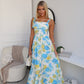 GRACIE MAXI DRESS - BLUE FLORAL