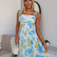 GRACIE MAXI DRESS - BLUE FLORAL