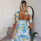 GRACIE MAXI DRESS - BLUE FLORAL