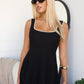 SISIA KNIT MINI DRESS - BLACK