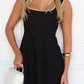 SISIA KNIT MINI DRESS - BLACK