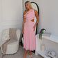 PRIYA MAXI DRESS - BABY PINK