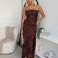 CALISTA MAXI DRESS - CHOCOLATE
