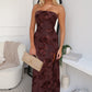 CALISTA MAXI DRESS - CHOCOLATE