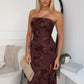 CALISTA MAXI DRESS - CHOCOLATE