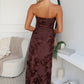 CALISTA MAXI DRESS - CHOCOLATE