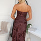CALISTA MAXI DRESS - CHOCOLATE
