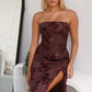CALISTA MAXI DRESS - CHOCOLATE
