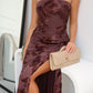 CALISTA MAXI DRESS - CHOCOLATE