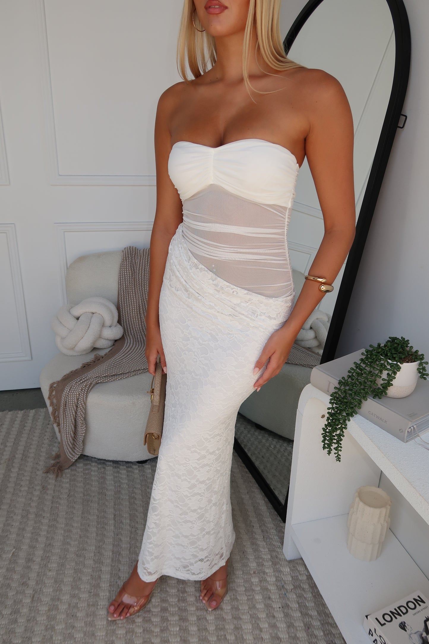 JANE MAXI DRESS - WHITE