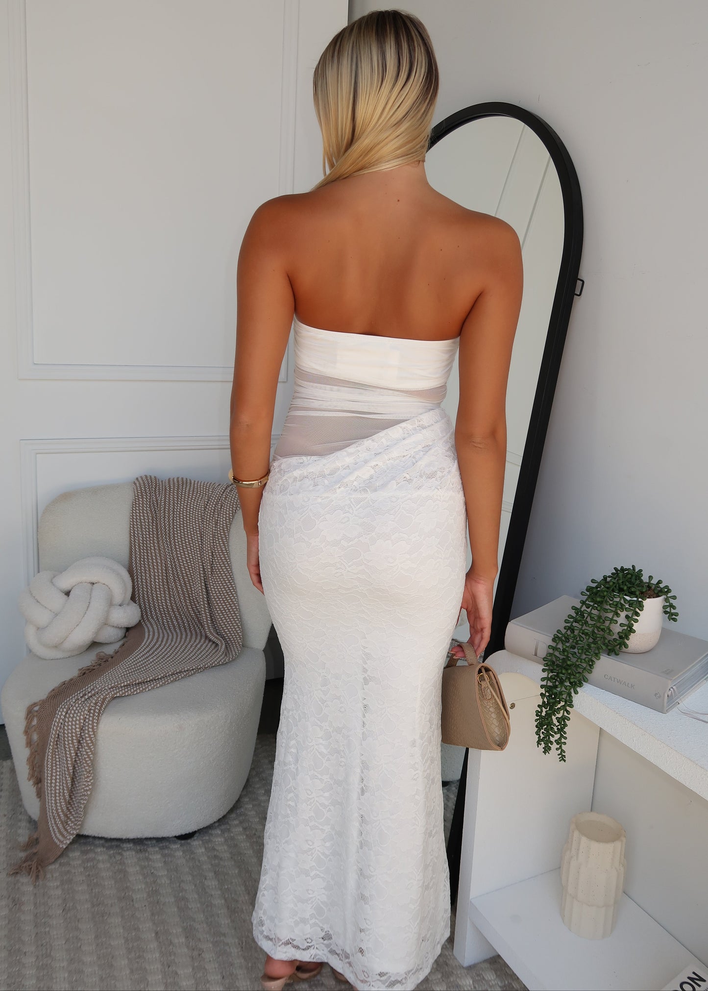 JANE MAXI DRESS - WHITE