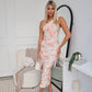 JAELYN DRESS - APRICOT FLORAL