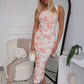 JAELYN DRESS - APRICOT FLORAL
