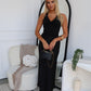 LEAH HALTER MAXI - BLACK