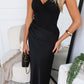 LEAH HALTER MAXI - BLACK