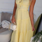 REMI MAXI DRESS - LEMON