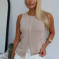 FREYA KNIT TOP - BEIGE