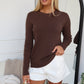 REMI KNIT JUMPER - CHOCOLATE