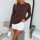 REMI KNIT JUMPER - CHOCOLATE
