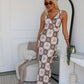 JAYDE MAXI DRESS - CHOCOLATE PRINT