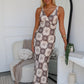 JAYDE MAXI DRESS - CHOCOLATE PRINT
