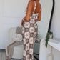 JAYDE MAXI DRESS - CHOCOLATE PRINT