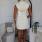 NOELLE MINI DRESS - CREAM