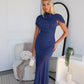 MONA MAXI DRESS - NAVY