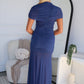 MONA MAXI DRESS - NAVY