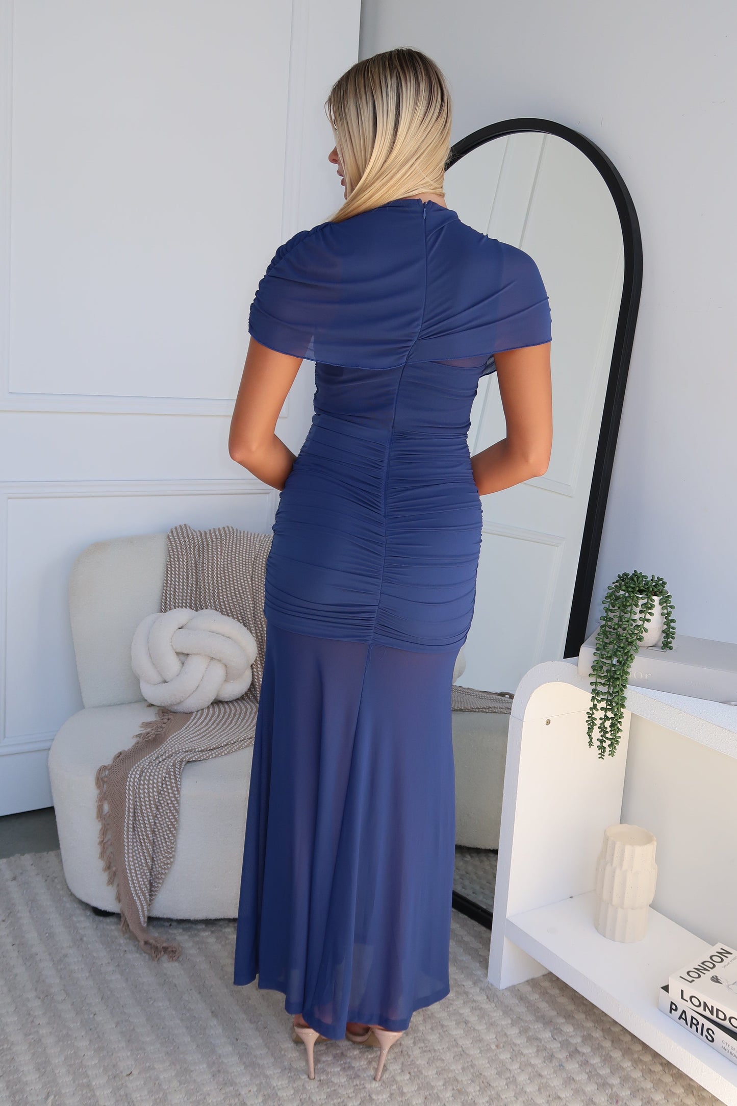 MONA MAXI DRESS - NAVY
