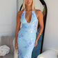 CHARLI MAXI DRESS - BABY BLUE