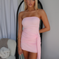 SKYLAH MINI DRESS - BABY PINK