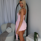 SKYLAH MINI DRESS - BABY PINK