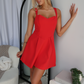 NASAI MINI DRESS - RED