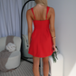 NASAI MINI DRESS - RED