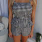ANGELIQUE ROMBER - BLACK GINGHAM