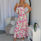 AUBREY MAXI DRESS - FLORAL PINK