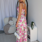 AUBREY MAXI DRESS - FLORAL PINK