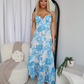 DILANI MAXI - BLUE FLORAL