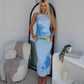 GABRIELLA FLORAL MAXI DRESS - BLUE FLORAL