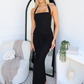 ELSI LACE MAXI DRESS - BLACK