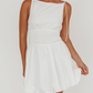 CICONI MINI DRESS - WHITE