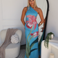 MARLA MAXI DRESS - BLUE FLORAL