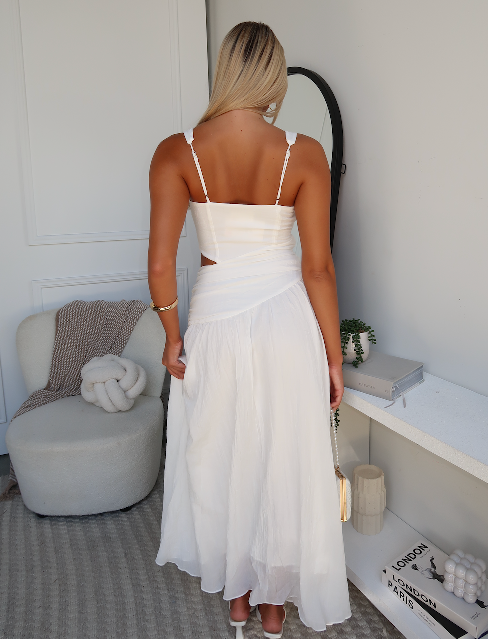 PENELOPE MAXI DRESS - WHITE