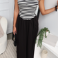 MIA MAXI DRESS - BLACK STRIPE