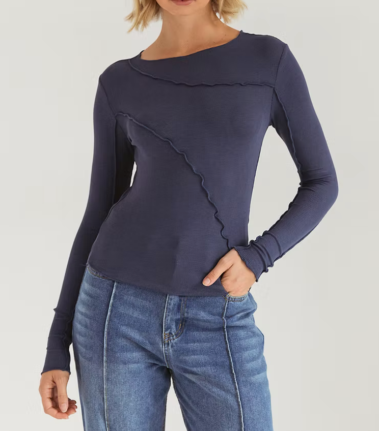 JESSI TOP - NAVY